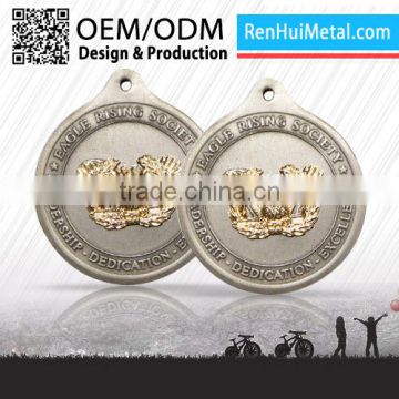 The most popular custom souvenir satin ribbon medal