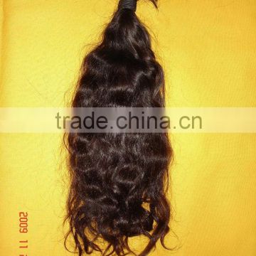 Brazilian Virgin Remy human hair bulk/braid/raw hair/natural color remy hair