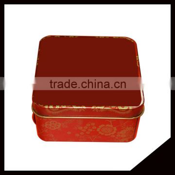 Square Fancy Tin Metal Gift Wedding Candy Tin Box For Sale