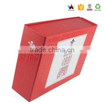 Customized rigid magnetic foldable paper box