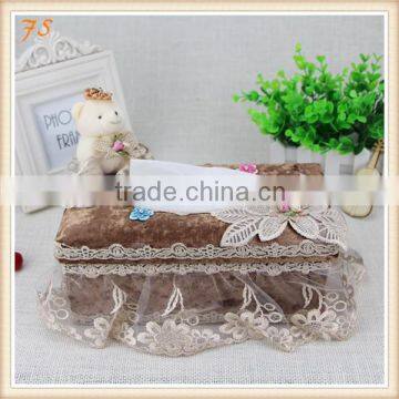 Long pattern single bear lint tissue box