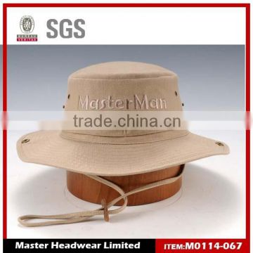 Top Quality Promotional Most Fashionable Jean Bucket Hat With Woven Label