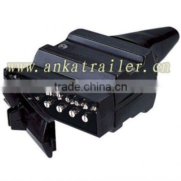 7 pin flat trailer plug,wire 7 pin trailer plug,trailer lights with cable socket