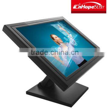 New arrival desktop stable stand 15 inch touch screen monitor for pos