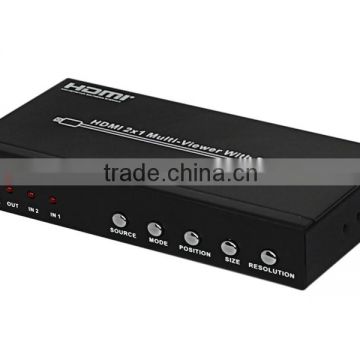 Super quality HDMI switch 2by1 Multi-Viewer With PIP
