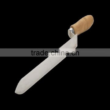 Small style economic beekeeping honey knife with wooden handle