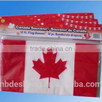 Triangle Plastic Custom Pennant Flags