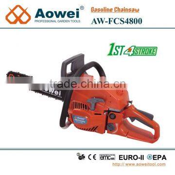 4 stroke chain saw FCS4800 compliant of EPA & EUR II