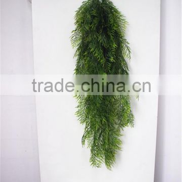 90cm tall new decoration artificial flanged plastic black green hanging bushings square EDC1602 2203