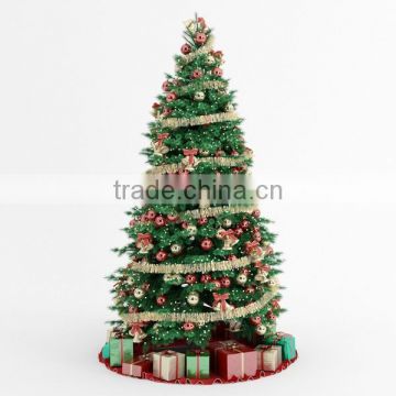 Artificial Christmas tree with decoration