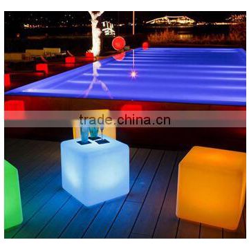 LED Cube Light, Rechargeable and Cordless Decorative Light with 16 RGB Colors and Remote Control, 16-Inch Cube