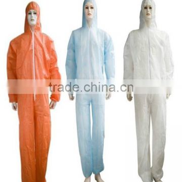 disposable nonwoven microporous coverall,approved CE type5 type6 standard