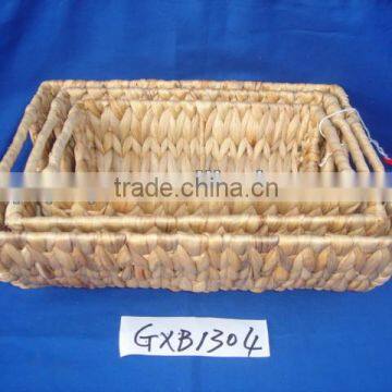 Environment-friendly water hyacinth handmade storage basket Hot sales