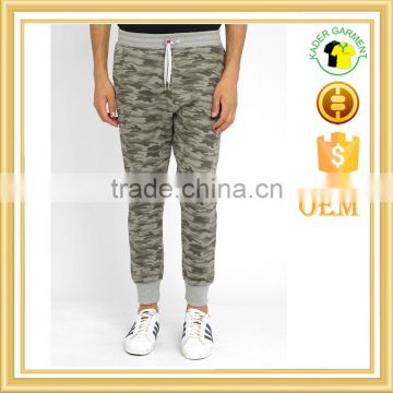 latest Camouflage Loose Joggers with cuffs bottom