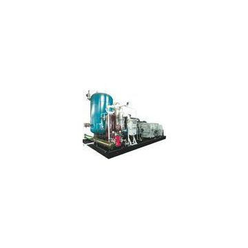 Two Stage Rotary Screw Gas Compressor , Skid Mounted Oil Injected Screw Compressor