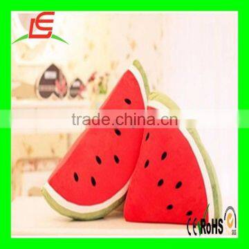 LE A0055 Watermelon shape sturffed kids plush pillow