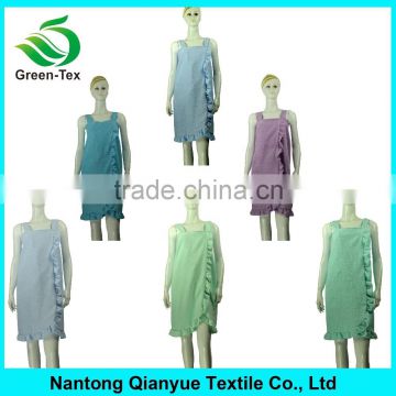 Wholesale 100% Cotton Sexy Short Velvet Sleeping Robes for Women