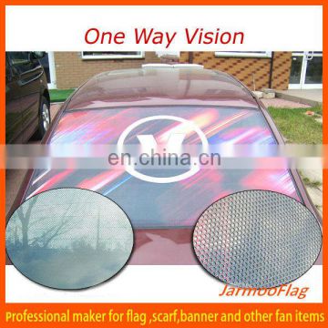 one way vision perforated vinyl sticker