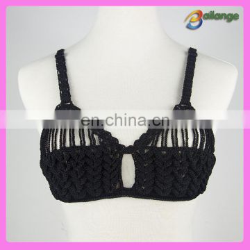 Bailange 2015 Newest unique crochet bra sexy bra hot sex girl one piece swimwear