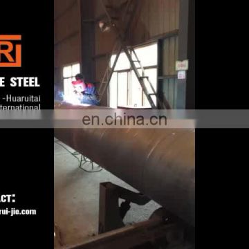 CORTI'S TUNNEL large diameter 609mm steel pipe china spiral weld steel tube