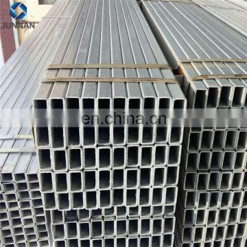 GI rectangular hollow section tube weight and MS carbon steel pipe price