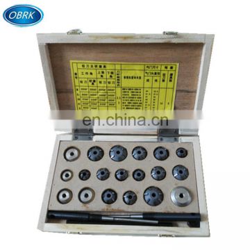 OBRK Hot Sale Motorcycle Valve Repair Tools Reamer Kit Valve Seat Cutter Grinding Stone And Guide Pilots