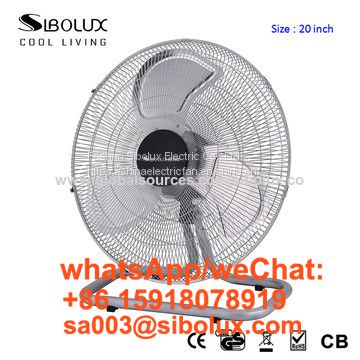20 inch high velocity floor fan with 3 speeds