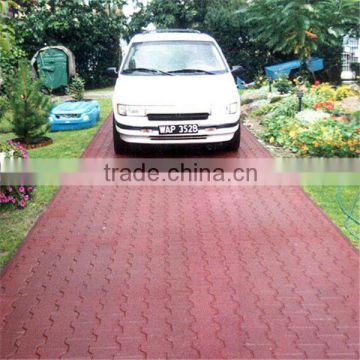 driveway recycled rubber pavers