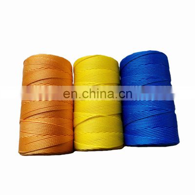 Junchi colored baler twine pp polyester twine for fishing net