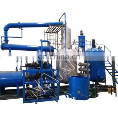 Large Capacity Industry Used Black Car Oil Recycling machine / Waste Oil To Base Oil Distillation Plant