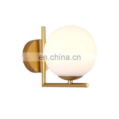 Gold Iron Wall Mounted Mirror Light Hardwired Lamp Shades for Wall Lamp