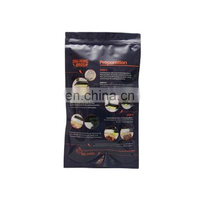 China factory high barrier vacuum retort pouch aluminum foil bag for beef meat food package