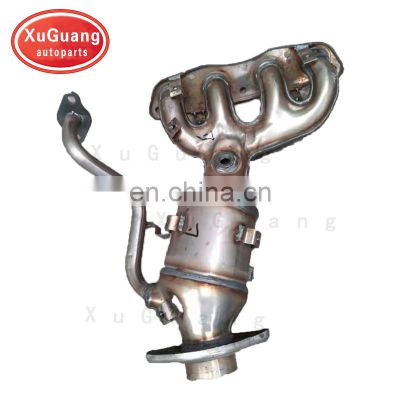 XG-AUTOPARTS Exhaust Manifold with Integrated Catalytic Converter For 16-20 Toyota Corolla Prius Prius AWD-e Prius Prime