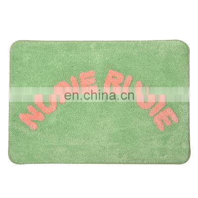 High quality funny microfiber foot bath mat Nudie Rudie