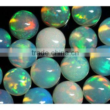 Natrual Ethiopian opal Cabochon Round 7mm wholesale price