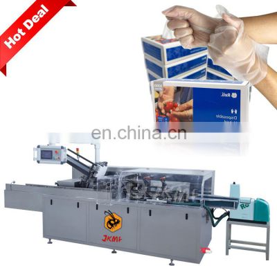 Factory Price Disposable Plastic Gloves Carton Box Packing Machine