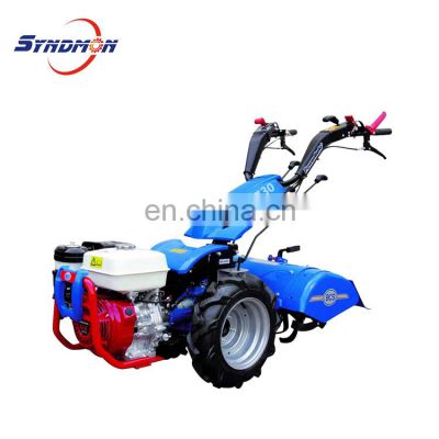 Autogardener walking tractor with best rotary lawn mower cultivator