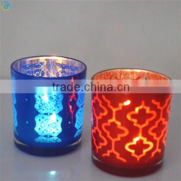 cheap glass candle stands wedding