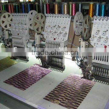 Computerized dual Sequin Embroidery Machine
