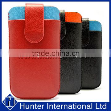 Genuine Leather Sleeve Bag For Samsung Note2