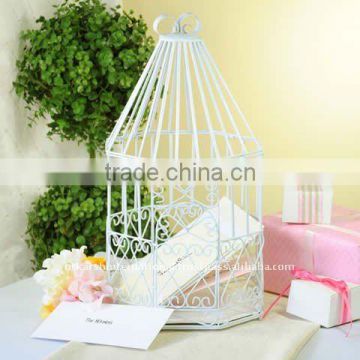 Bird cage card holder,Wedding card holder,Metal card holder,Table top wedding card holder