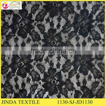 Factory Price High Quality Black Lace Fabric For Costumes
