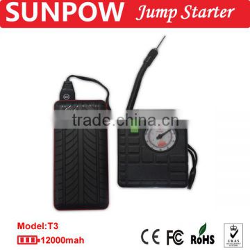 SUNPOW three USB ports pocket vehicle jump starter rony jump starter
