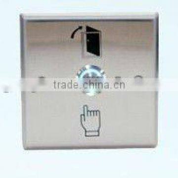 Stainless Steel Square Door Release Botton with LED Light used for Access Control System PY-DB14