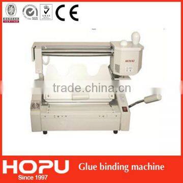HOPU book binding glue automatic hot glue binding machine