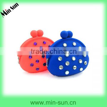 Wholesale Hot Sale Silicone Lovely Coin Purse Key Money Bag Jelly Bag Japanese Style Coin Wallet