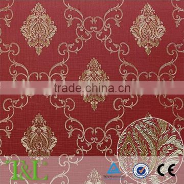 Red color import wallpaper from China