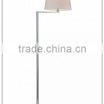 rocker arm floor lamp in chrome finish fit for hotel decoration