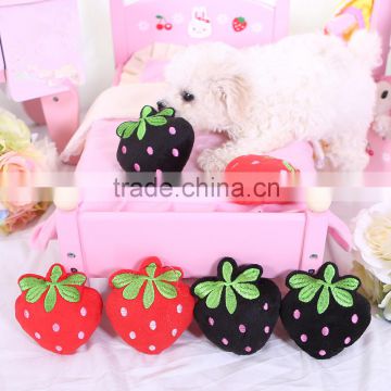 2016 Novel design patterned strawberry hair accessories