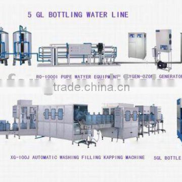 5 gallon bottle production line/barrels water filling line